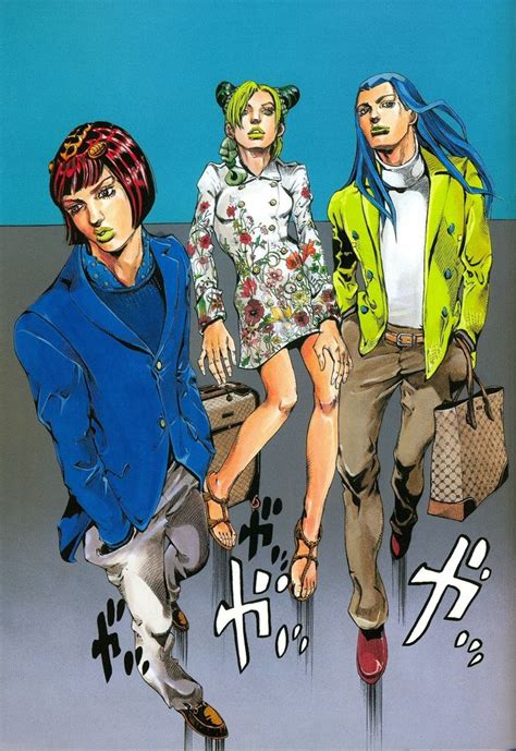 jolyne x gucci|gucci x hirohiko araki.